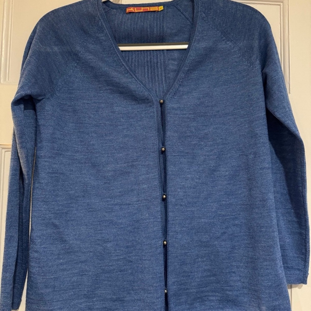 Stylish Blue Cardigan by Kuna